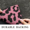 thumbnail image 6 of Pink and Black Of Leopard Print Door Rugs,Washable Non Slip Door Mats Indoor,Decorative Door Mats,Entry Mat Indoor for Entrance,Bedroom,Kitchen,Bathroom,17"x30", 6 of 6