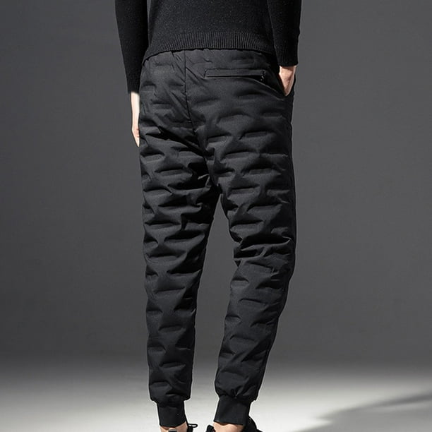 Pantalones Unisex de invierno para exteriores, ultraligeros, para acampar, sueltos, térmicos, informales, más gruesos, deportivos, impermeables, 4XL Macarena pantalones de plumas