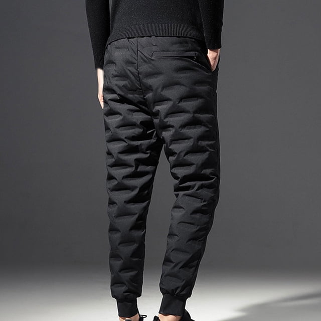 Pantalones cálidos Invierno al aire libre Joggers más gruesos Parsimonia a prueba Esquí Cintura elástica Transpirable Mujeres Térmicas M Hugo pantalones de plumas