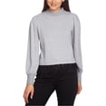 thumbnail image 1 of 1.STATE Womens Feather Hem Pullover Sweater, Grey, X-Large, 1 of 1