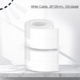 thumbnail image 1 of Marklife P50 Label Paper Roll Compatible Phomemo M110 M220 M112 M220 Thermal Printer White Transparent Laser Self Adhesive Label White Cable, 1 of 6