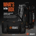 thumbnail image 2 of Squatz Travel Luggage Bag - Foldable Carry-on Backpack, Adjustable and Removable Shoulder Strap, 2 of 6