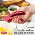thumbnail image 3 of GoodCook Profreshionals Garlic Press Stainless Steel Curved Ergonomic Handle, 3 of 20