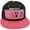 Black/Pink, variant on Minnesota Men's Adjustable Snapback Baseball Cap (Black/Pink)