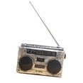 thumbnail image 1 of Retro Creativo Modelo De Radio Manualidades Adornos Decoración para hogar Colección Manualidades Decoración Hogar Sala De Oficina Plata perfecl Artesanías de radio vintage, 1 of 8