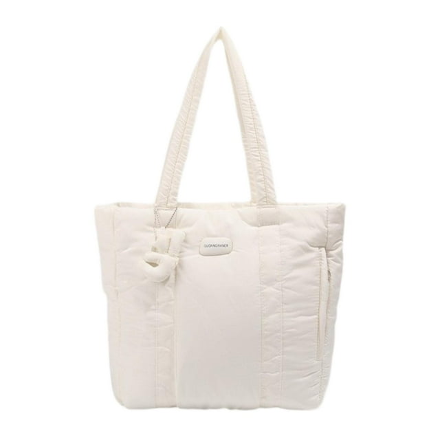 Bolso de bolso de hinchazón elegante bolso de hombro grande para el trabajo de los viajes en el invierno