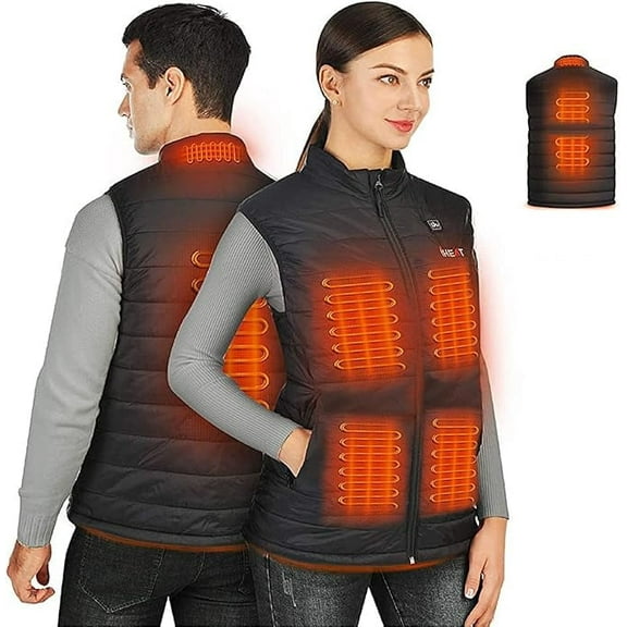 Heated Vest for Men and Women,Lightweight Rechargeable Electric Heating Vest with Battery Pack