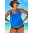 thumbnail image 3 of Swimsuits for All Loop Strap Blouson Tankini Set, 3 of 5