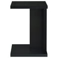 thumbnail image 5 of Clower Engineered Wood C-Shaped Sofa Side Table Black, 5 of 10
