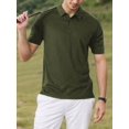 thumbnail image 4 of SANOPY Mens Polo Shirts Short Sleeve Stretch Golf Polo Shirts Dry Fit Polo T Shirts For Men Golf Shirts Tennis Polo, 4 of 6