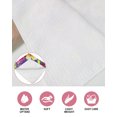 thumbnail image 6 of Colorful Flowers Kitchen Dish Towels for Drying Dishes Set of 2, Spring Floral Watercolor Blue Waffle Weave Microfiber Hand Tea Bathroom Towels Quick Dry & Absorbent Towel 15.7x23.6, 6 of 7