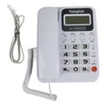 thumbnail image 3 of Teléfono de escritorio, ABS GY T2020CID Teléfono con cable Altavoz Llamada telefónica Alta capacidad, 3 of 8
