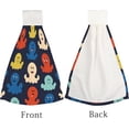 thumbnail image 4 of 1 Pcs Hanging Towels, Dish Towels Small Cute Octopus Absorbent Hand Towels with Hanging Loop Washcloth for Bathroom Kitchen, 4 of 7