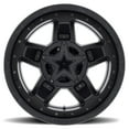 thumbnail image 2 of XD Wheels XD827 Rockstar 3, 17x9 with 5 on 5 and 5 on 135 Bolt Pattern - Matte Black with Black Accents-XD82779043712N Wheel Rim, 2 of 2