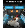 thumbnail image 4 of Funda para asiento de auto para perros Kohree para perros pequeños, impermeable 900D, 4 of 7