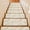 Off-White, variant on Summer Teal Palm Stair Treads Non Slip for Steps Bohemian Country Watercolor Teal Leaf Abstract Stripe 4 Pcs Reusable Adhesive Stair Runner Mats for Dogs Elders Treads Rugs for Staircase 8x30 In