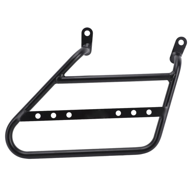 Motorcycle Saddlebag Support Bracket 12mm Iron Matte Black Style