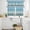 Blue, variant on Colorful Stripe Kitchen Curtains Sets for Windows 36 Inch Length, Modern Pink Purple Blue Vertical Striped Rod Pocket Window Treatments Tier Curtains and Valances Set for Bedroom/Bathroom