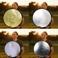 thumbnail image 7 of Mecorevxz Reflector Photography Lighting Board Round Foldable Portable Soft Light Board Photo Live Broadcast Portraits Mini Fills Light Board Sunshade(A), 7 of 7