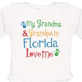 thumbnail image 4 of Inktastic Florida Grandma Grandpa Loves Me Boys or Girls Long Sleeve Baby Bodysuit, 4 of 5