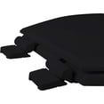 thumbnail image 4 of 1Q1E7-90 Premium Molded Wood Slow Close Toilet Seat with Vari-Adjust Release ‘N’ Clean Lok-Down Hinge and Quik-Lok Mounting Hardware, Elongated, Black, 4 of 10