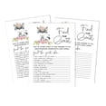 thumbnail image 1 of Inkdotpot 50Find The GuestBaby Shower Game Party Supply Gender Neutral Floral Raccoon Icebreaker Party Game, 1 of 1
