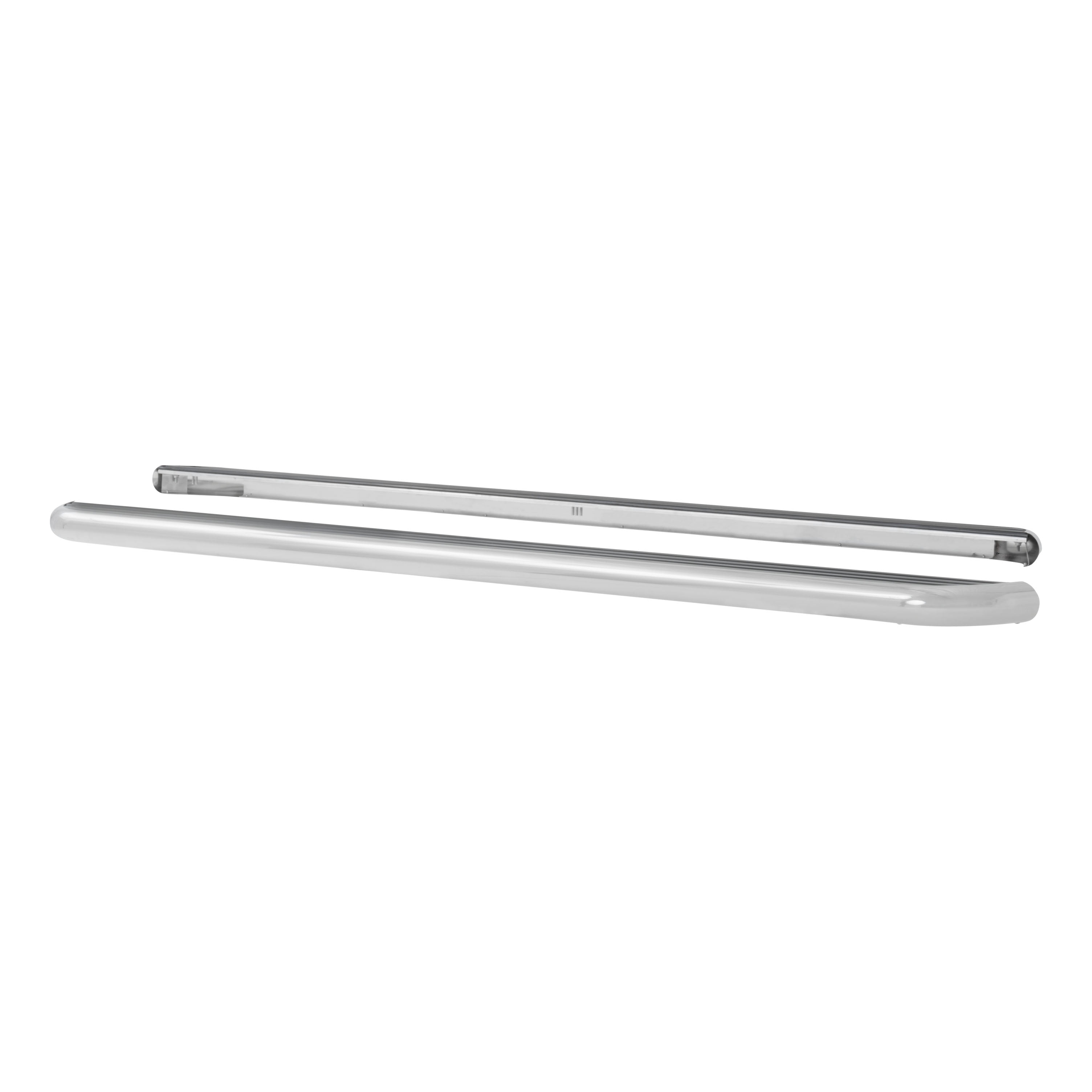 LUVERNE 575114-571117 MegaStep 114-Inch Premium Wheel to Wheel Running Boards, Select Chevrolet Silverado, GMC Sierra 1500, 2500, 3500 HD
