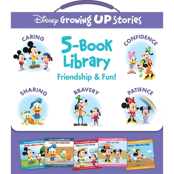Pre-Owned Disney Growing Up Stories: 5-Book Library Friendship & Fun! (Paperback) by Pi Kids