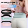 thumbnail image 6 of Ultra Slim Running Belt Waist Bag, Waterproof Adjustable Strip for Keys, Money, Lightweight Low key Sports Belt for Jogging, Running, Gym, Yoga, Travel, 6 of 10