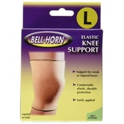 Bell-Horn Elastic Knee Support/Compression Sleeve, Beige, Large