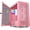 Pink, variant on VETROO AL800 Full Tower E-ATX PC Computer Case w/Door Opening Design Tempered Glass-White