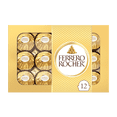 thumbnail image 1 of FERRERO ROCHER Fine Hazelnut Milk Chocolate Gift Box, 12 Individually Wrapped Chocolates, 1 of 5