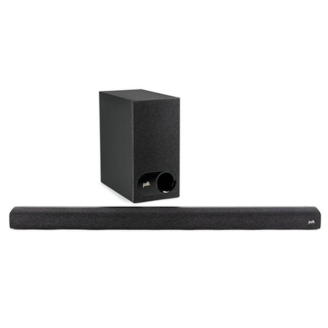 Barra de sonido 2.1 canales Polk Audio con Chromecast y sub inalámbrico Polk Audio Barra de sonido 2.1 canales Signa 3 con Chromecast