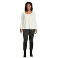 thumbnail image 2 of RealSize Women's Plus Size Pull On Ponte Pants, 2 of 5