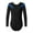 Blue-A, variant on IEFIEL Girls Long Sleeves V Neck Shiny Glitters Gymnastics Dance Leotard,Sizes 6-16 Hot Pink-A 10
