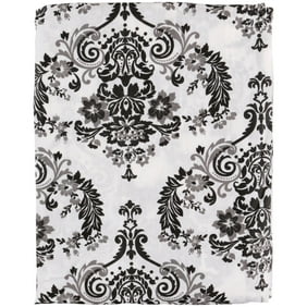 Bacati Classic Damask White Black Window Valance Walmart Com