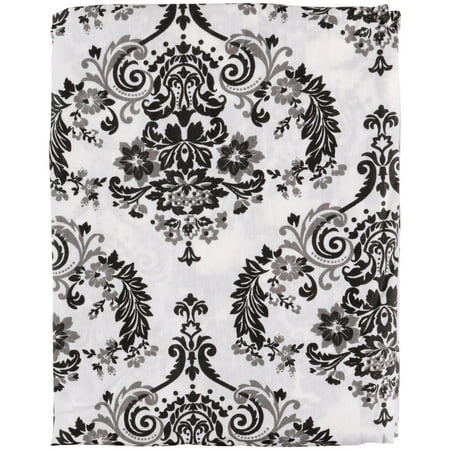 Bacati™ Classic Damask White/Black Crib Fitted Sheet Pack