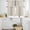 Gray Beige, variant on Grey Vertical Striped Kitchen Curtains Sets for Windows 36 Inch Length, White Modern Simple Geometric Rod Pocket Window Treatments Tier Curtains and Valances Set for Bedroom/Bathroom