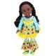 thumbnail image 4 of Muñeca Niña con Ropa, Muñeca Niña Negra 15 Muñeca Niña Exquisita Muñeca Negra Estética Elegante, 4 of 9
