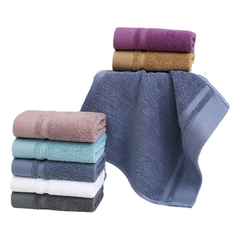 Zhuge 9 Pack 100% Cotton Washcloths Set, Ultra Soft Highly Absorbent Face Cloths & Fingertip Towels for Daily Bathroom & Facial Cleansing Use,Brown