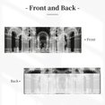 thumbnail image 2 of Valances for Windows Kitchen Curtains Small Treatments Valance, Gallery Hologram 60x18 inch, 2 of 5