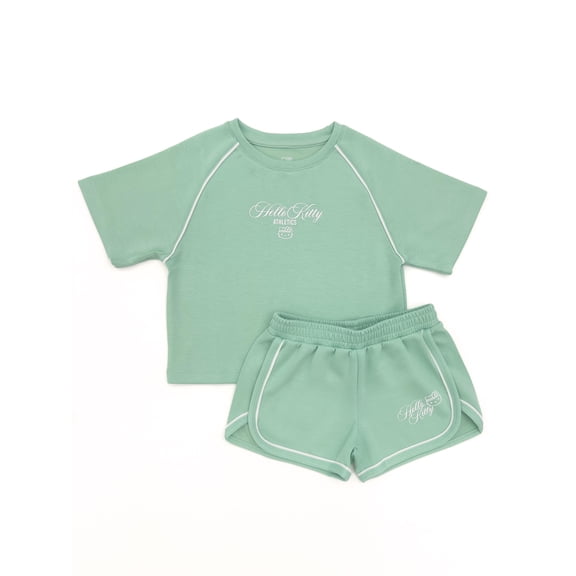 Hello Kitty Girl’s Active Scuba Short Set, Sizes 4-12