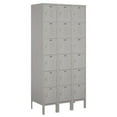 thumbnail image 3 of 12" Wide Six Tier Box Style Standard Metal Locker - 3 Wide - 6 Feet High - 18 Inches Deep - Tan - Assembled, 3 of 3