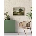thumbnail image 3 of Drsoum 16x24in Vintage Vintage Landscape Wall Art Classical Painting Countryside Room Decor Natural Framed, 3 of 7
