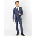 thumbnail image 2 of Boy Suit 5 Piece Slim Fit Party Blazer Kids Tuxedo Formal Blazer Vest Pants Shirt tie Set, 2 of 5