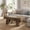Brown, variant on Fnova Farmhouse 47 Inch Rectangle Wooden Coffee Table, Sturdy Base, Modern Cocktail Tea Table, Accent Center Table for Living Room, Bedroom