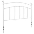 thumbnail image 3 of Emma + Oliver Decorative White Metal Full Size Headboard, 3 of 10