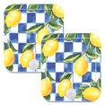 thumbnail image 7 of Yayeee 2-Pack Plug in LED Night Lights with Light Sensors Motion Detectors, Lemon Checkered, 7 of 7