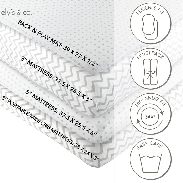 Portable crib cheap sheets walmart