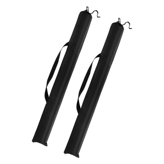 Camping Chair Bag Replacement, Folding Chair Carry Bag Tear-Resistant Portable with Shoulder Strap & Drawstring 43 x 6" & 2Pcs & Black - Fit for (Camp Chairs/Hammock/Tripod)